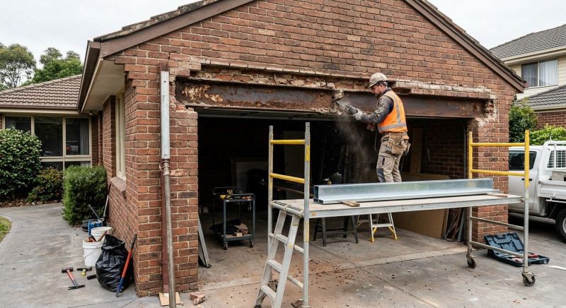 Garage Lintel Restoration Service