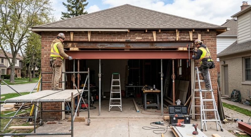 Garage Lintel Restoration